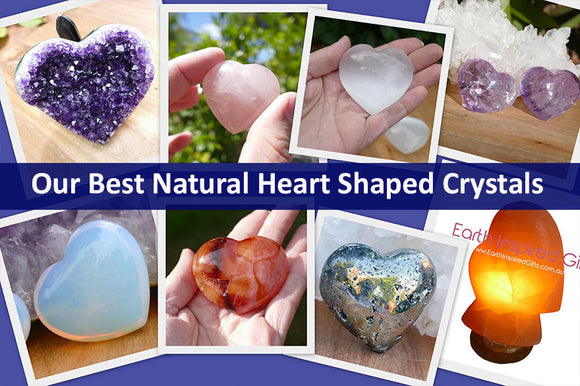 21 Natural Crystal Hearts - Our Best Heart Shaped Crystals