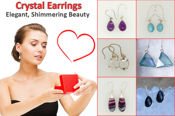 Crystal Earrings - Benefits and Types of Natural Gemstone Earrings