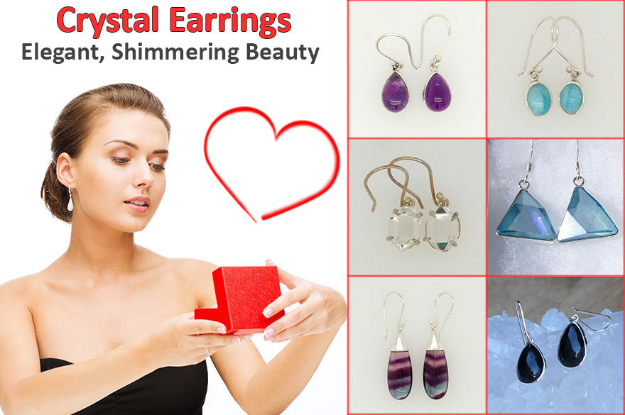 Crystal Earrings - Benefits and Types of Natural Gemstone Earrings