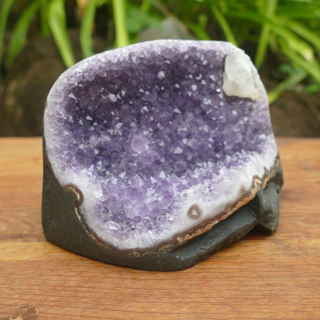 amethyst cluster cut base