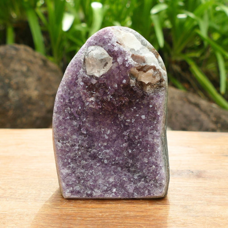Amethyst Cluster with Cut Base | Earth Inspired Gifts