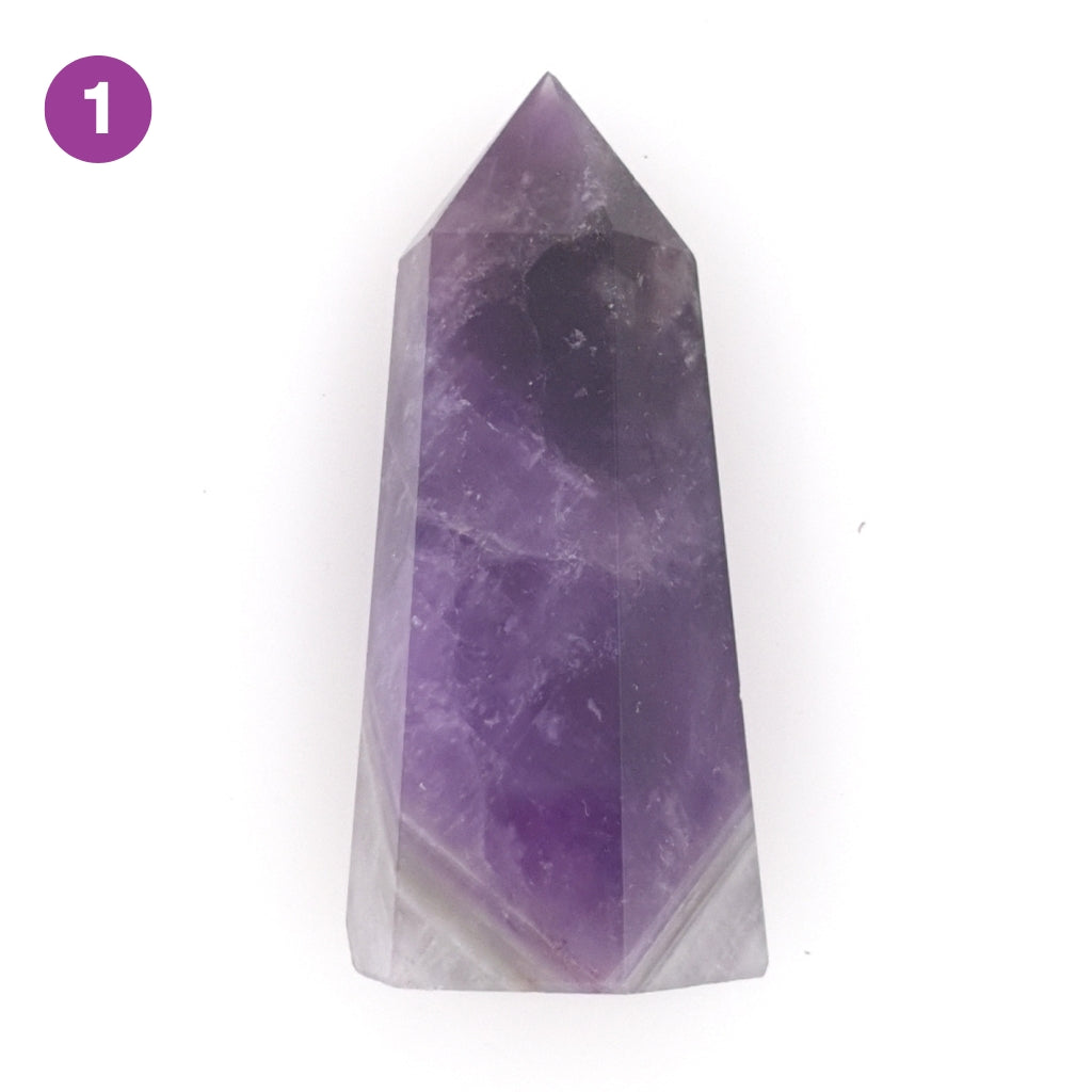 Amethyst Crystal Point Healing Wands for Reiki