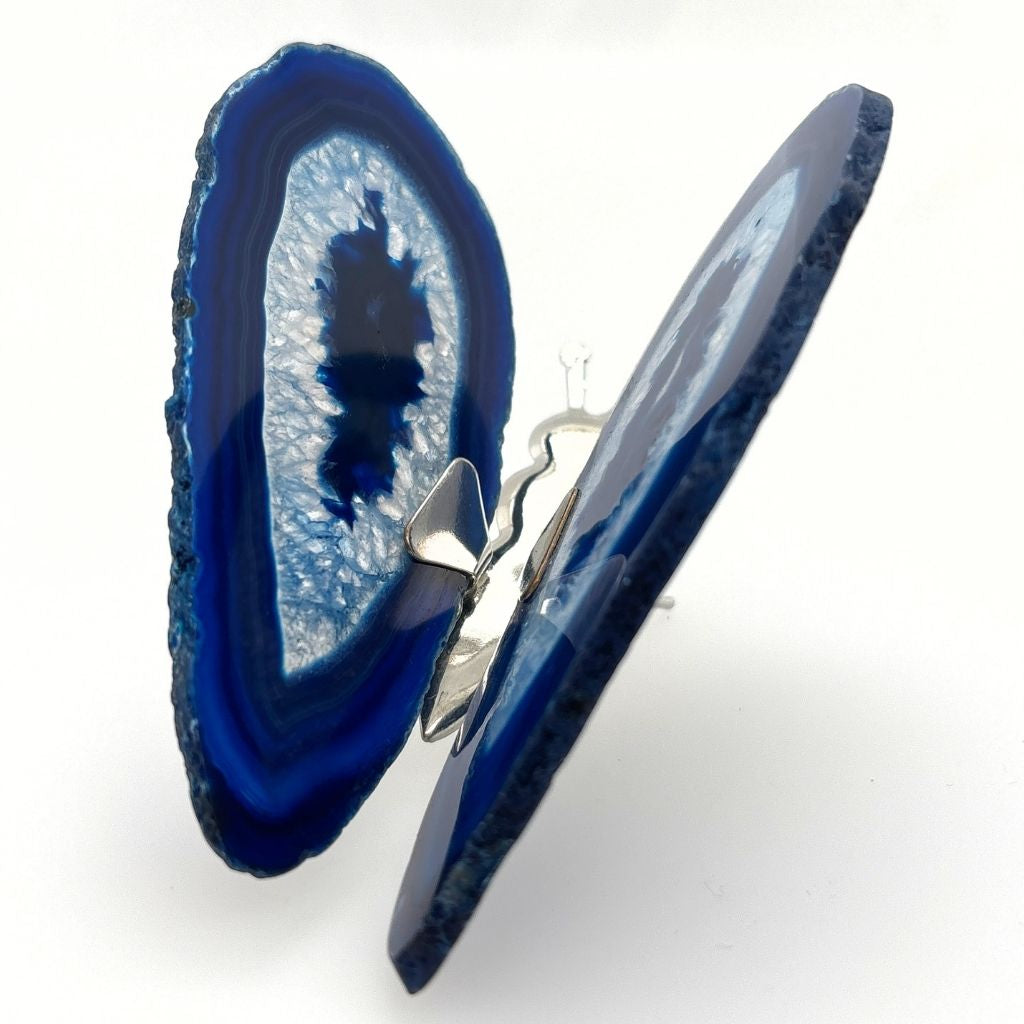 Agate Butterflies Blue | Earth Inspired Gifts