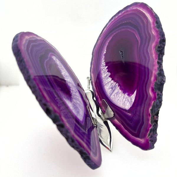 Agate Butterfly Gifts Purple Agate Home Decoration