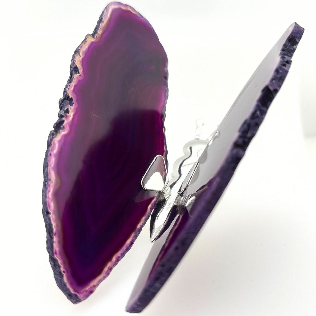 Agate Butterfly Gifts Purple Agatel | Earth Inspired Gifts