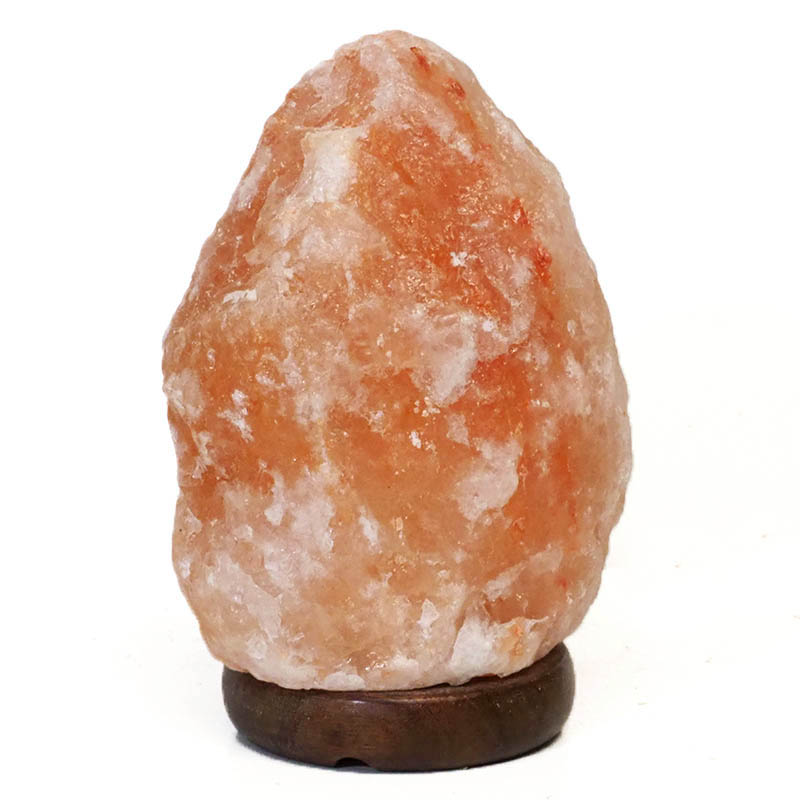 2-3kg Himalayan salt lamp timber base