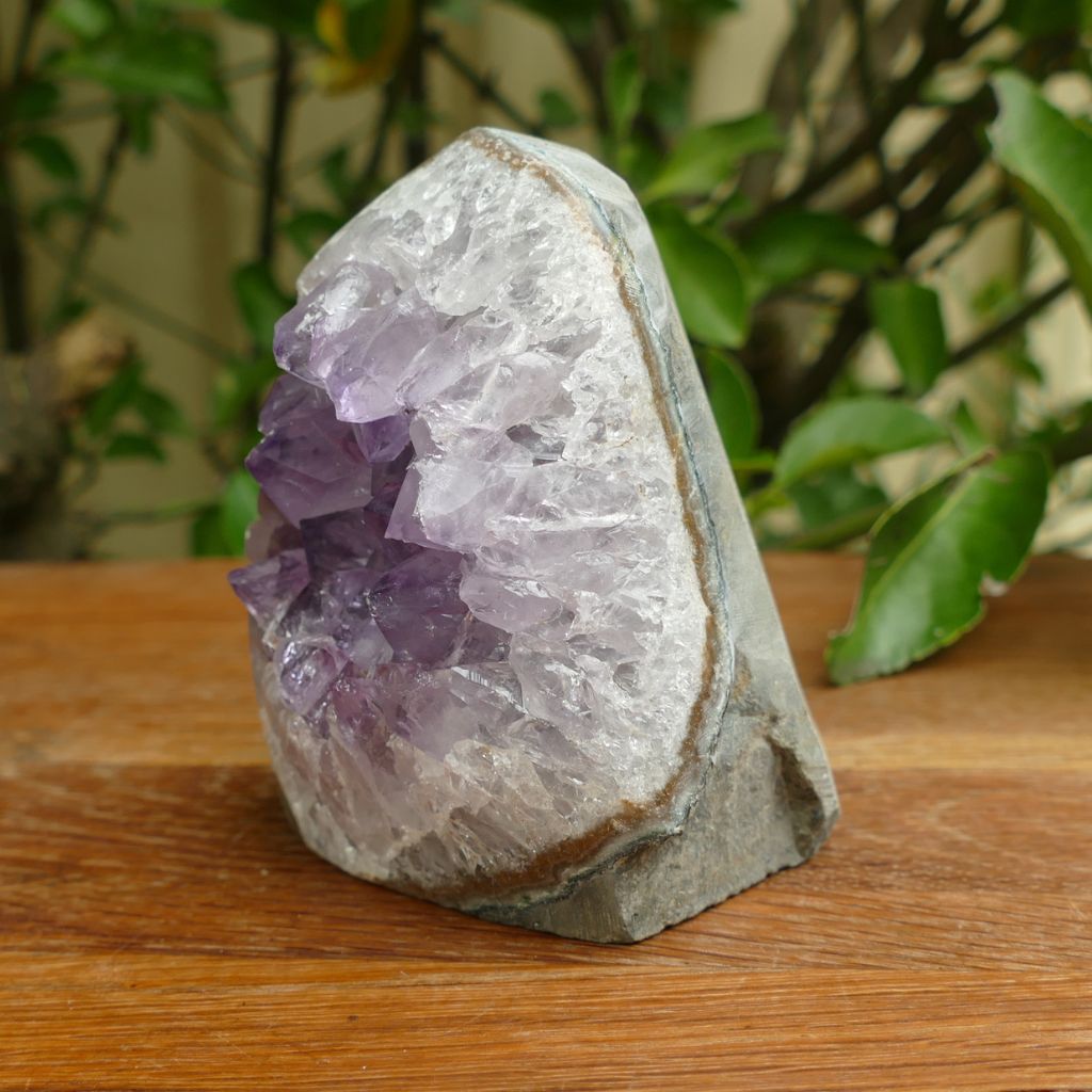 amethyst cluster cut base