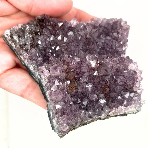 Amethyst Clusters from Brazil with Beautiful Purple Colours