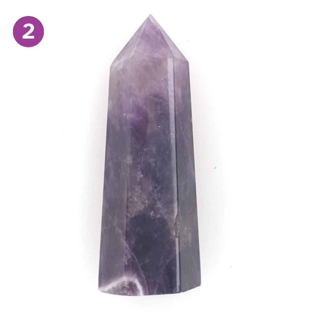 Amethyst Crystal Point Healing Wands for Reiki