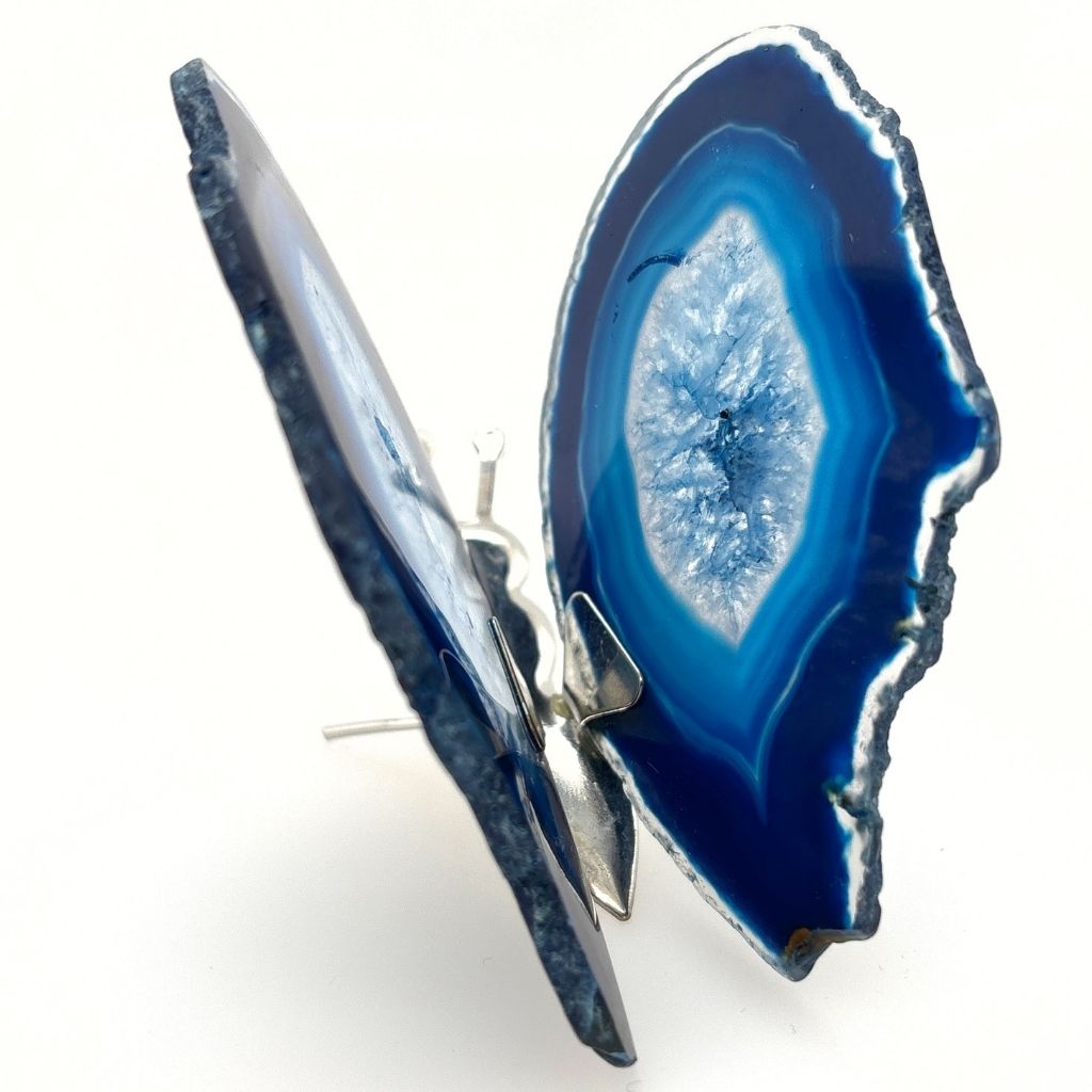 Agate Butterfly Blue Agate | Earth Inspired Gifts