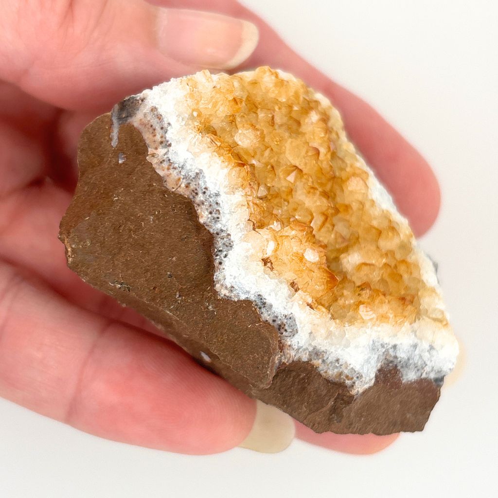 citrine crystal cluster