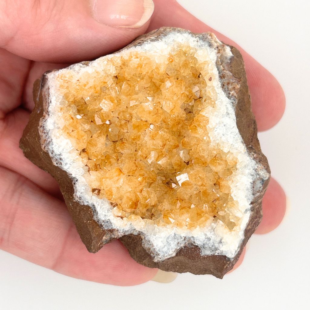 citrine crystal cluster