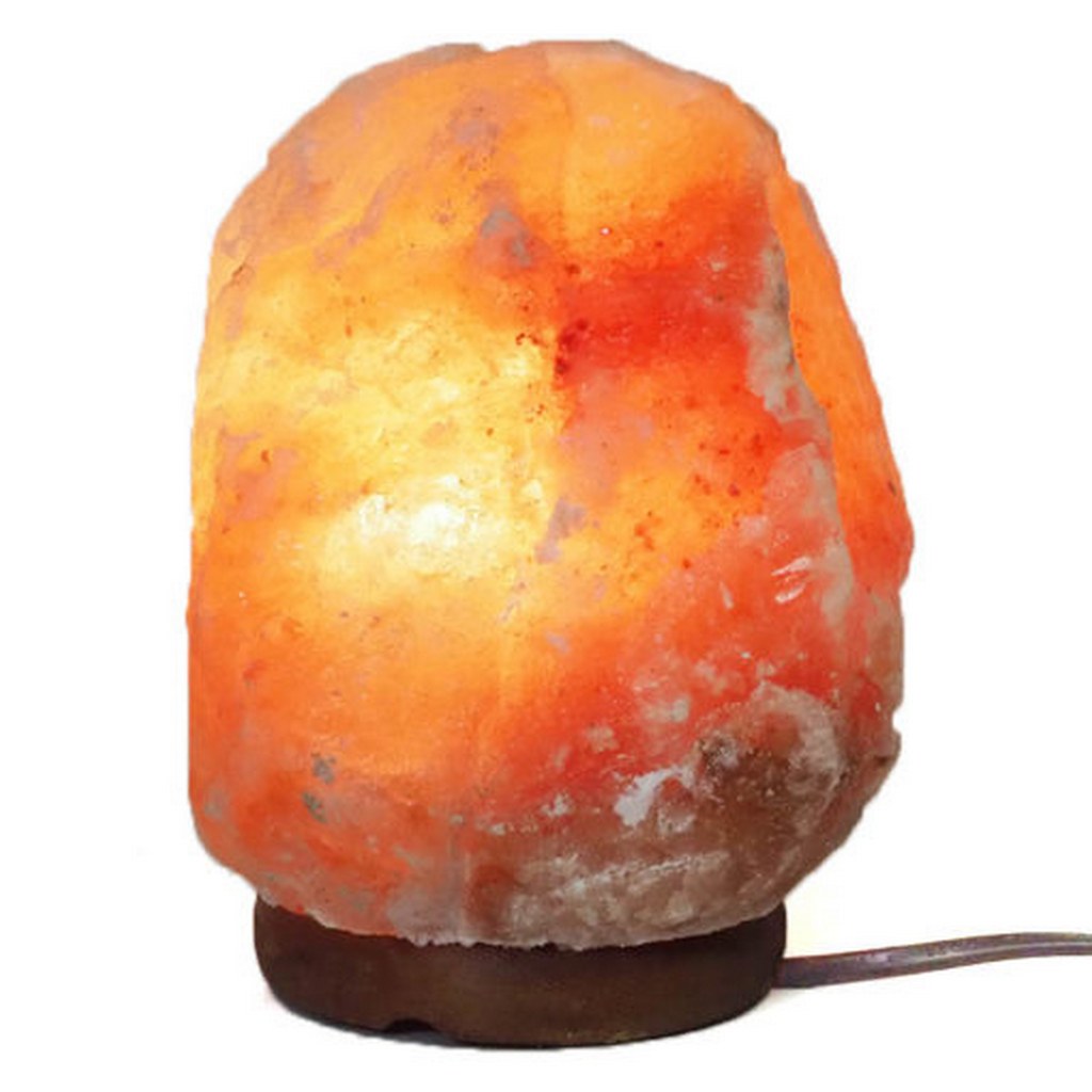 3-5kg salt lamp timber base