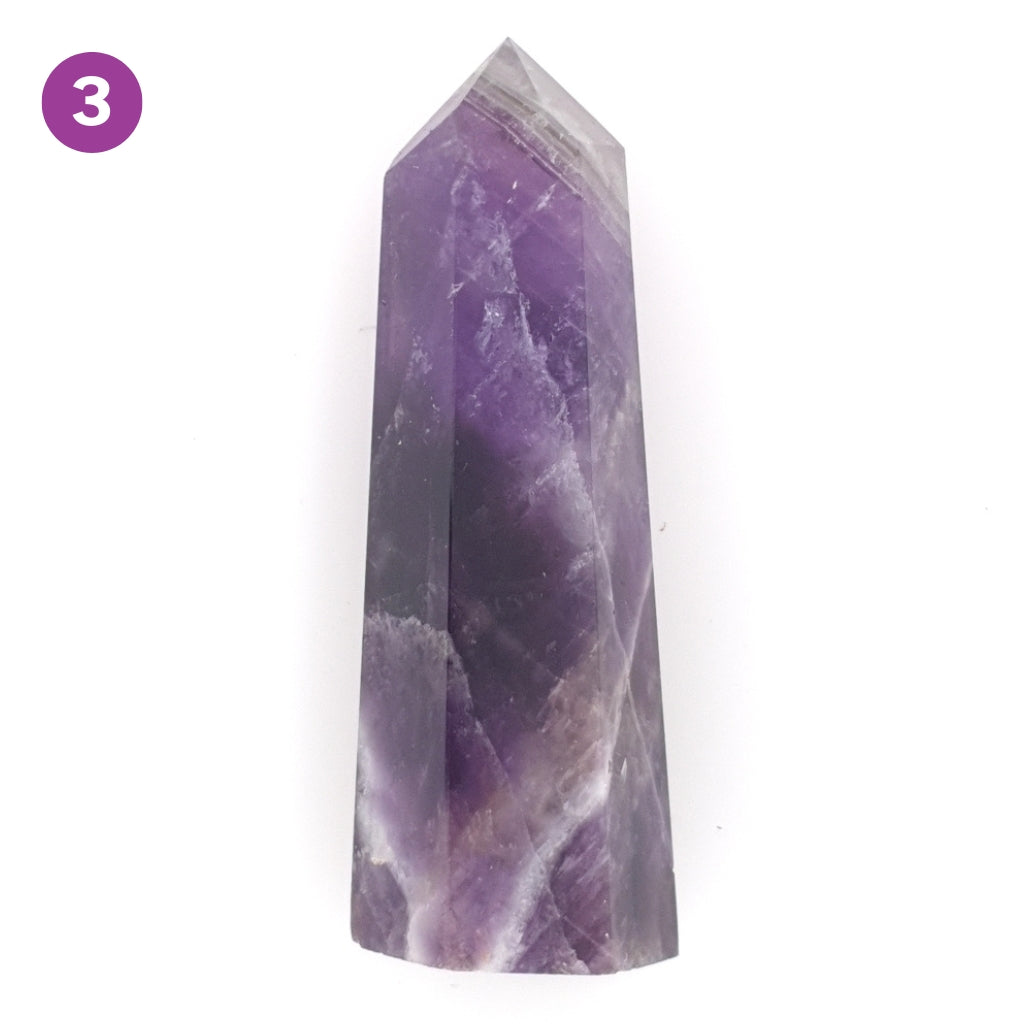 Amethyst Crystal Point Healing Wands for Reiki