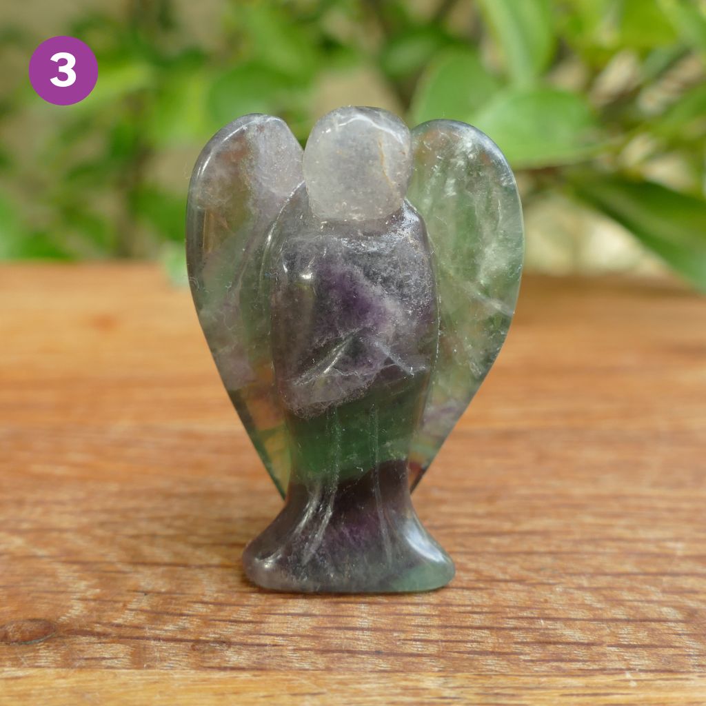 fluorite crystal angel