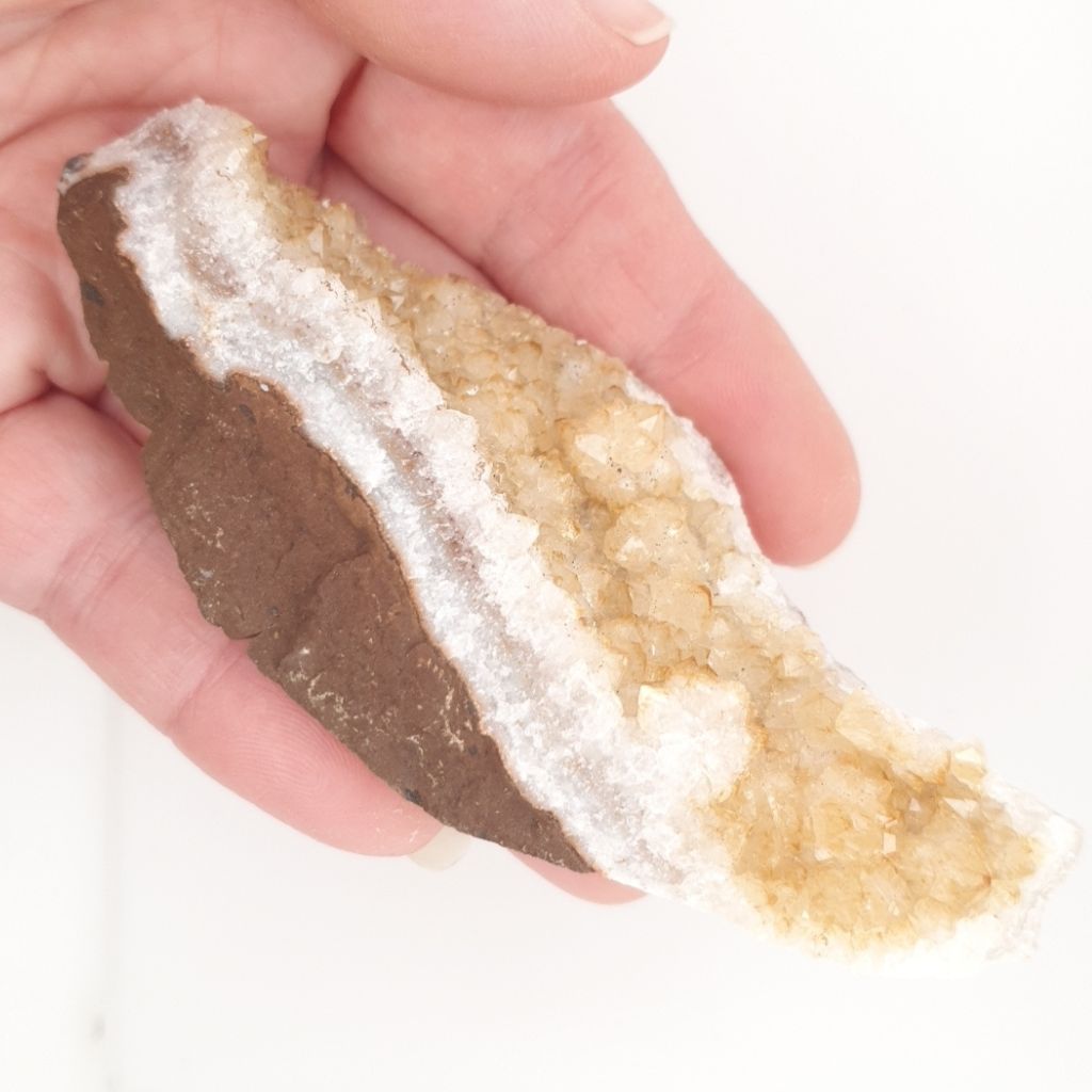 light citrine cluster