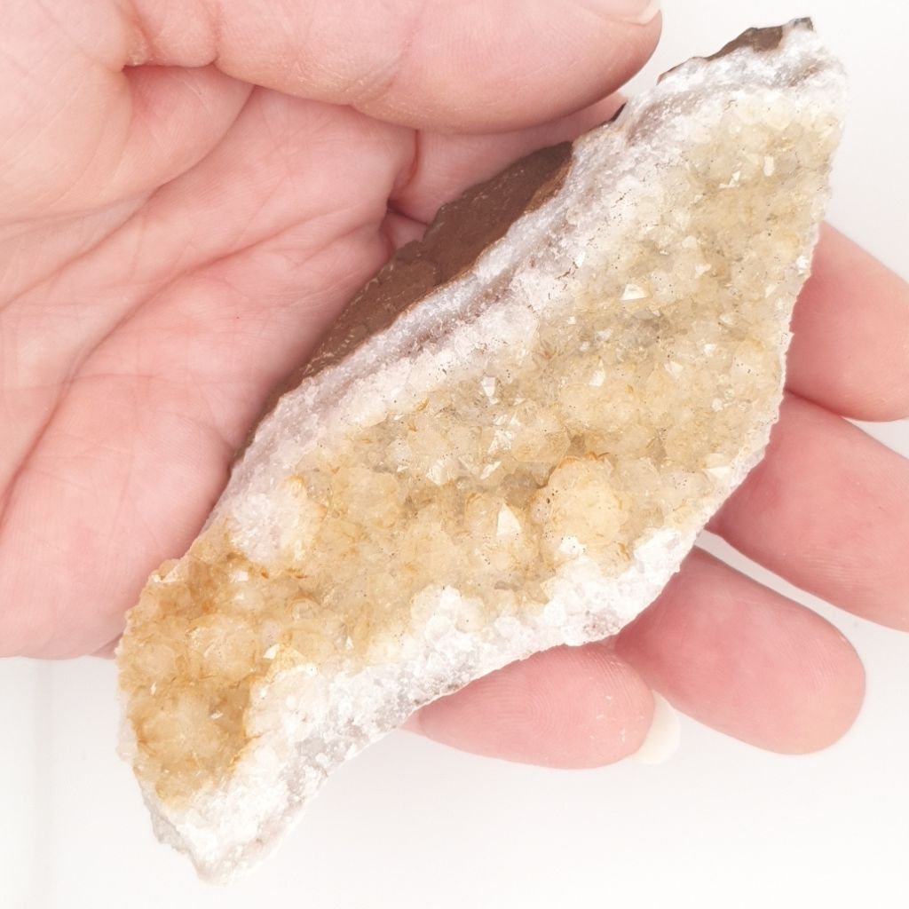 light citrine cluster