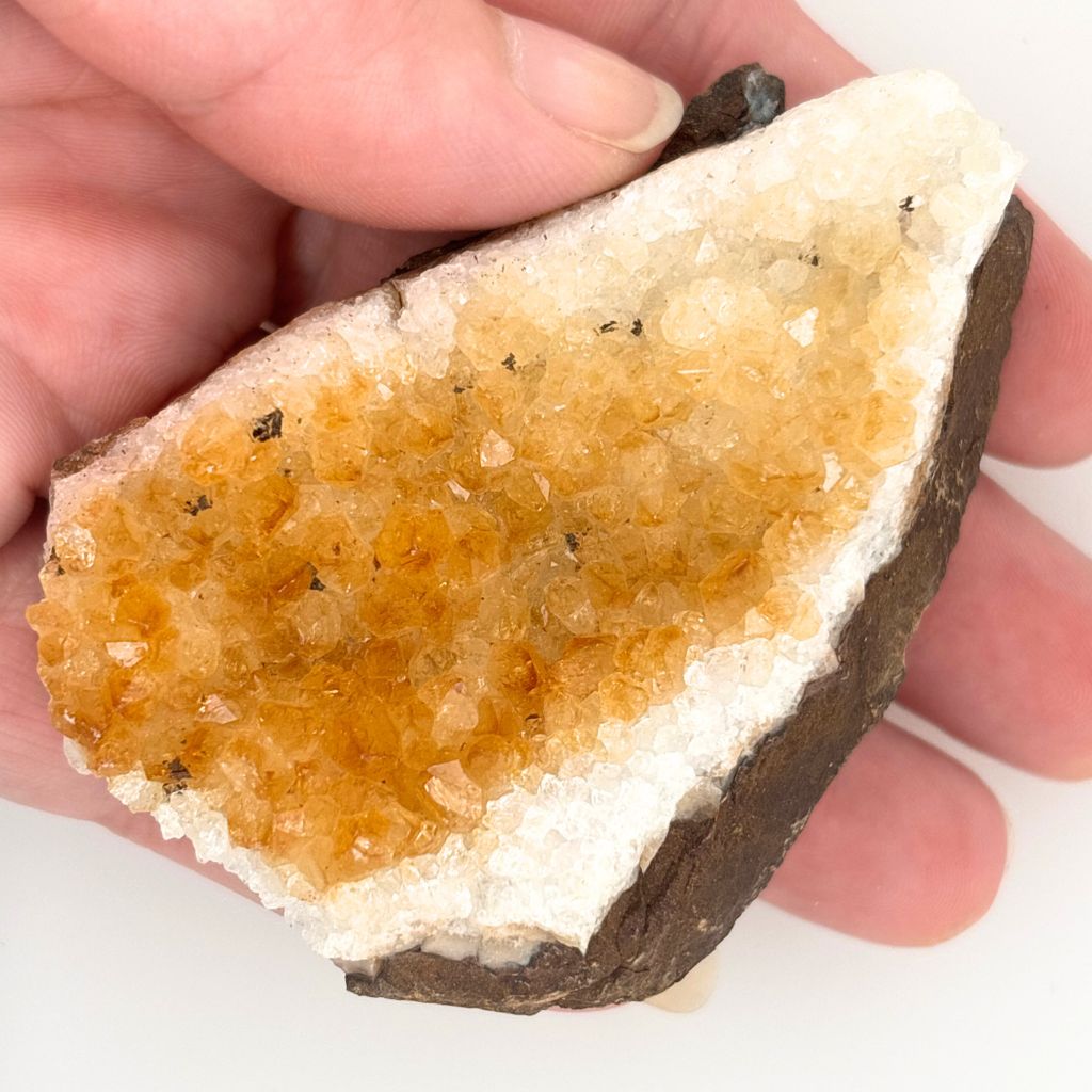 citrine crystal cluster