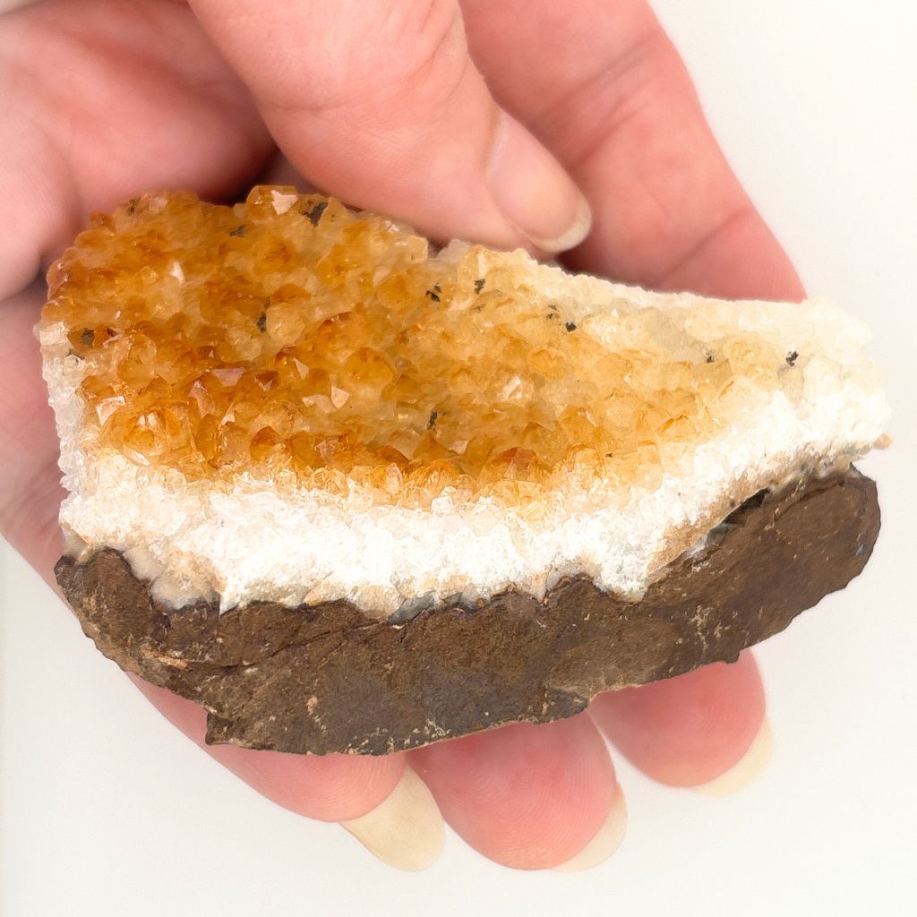 citrine crystal cluster