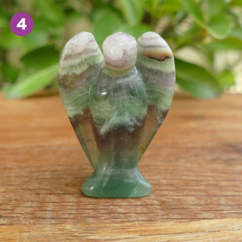 fluorite crystal angel