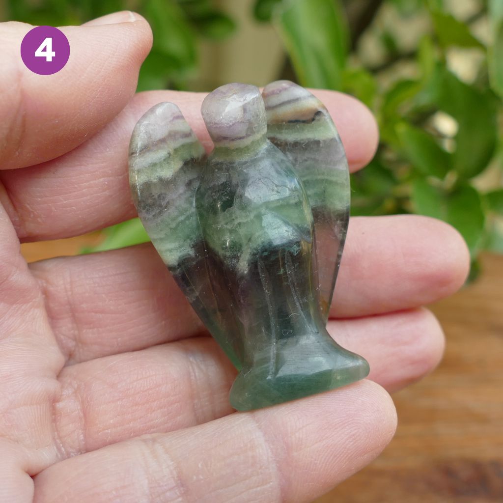 fluorite crystal angel