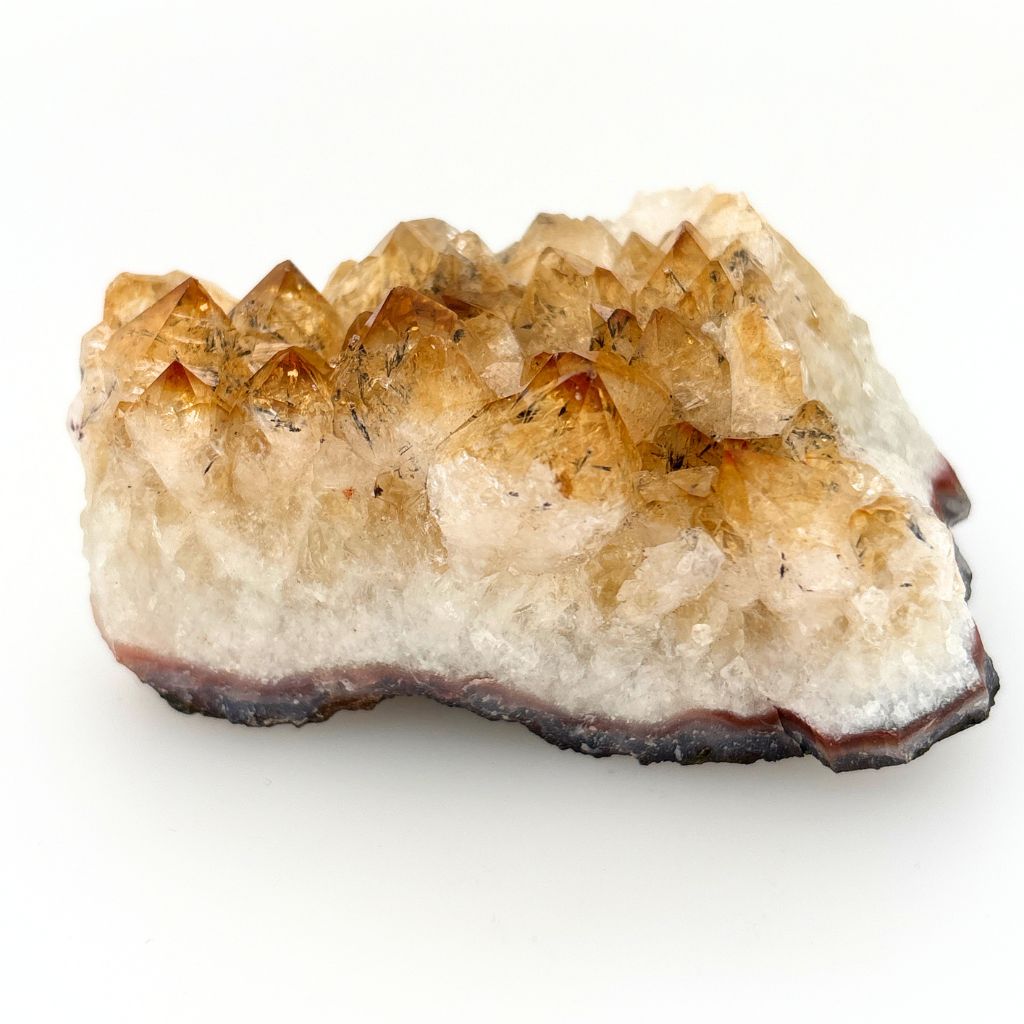Citrine Crystal Cluster Raw Mineral Healing Stone for Wealth & Luck