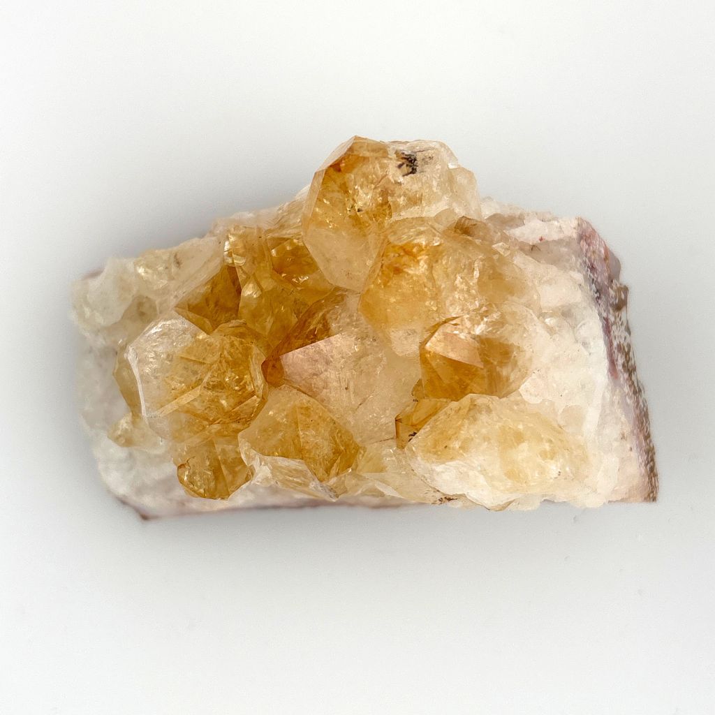 Citrine Crystal Cluster Raw Mineral Healing Stone for Wealth & Luck