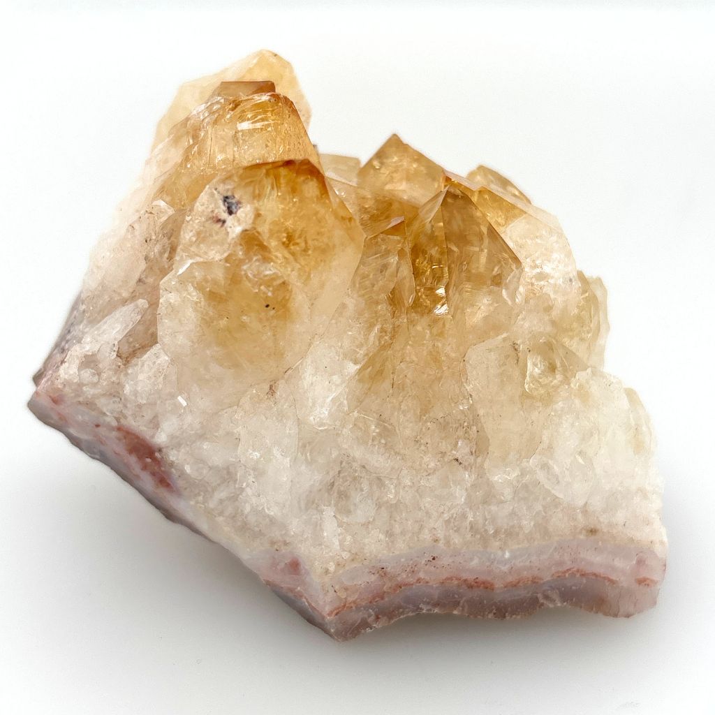 Citrine Crystal Cluster Raw Mineral Healing Stone for Wealth & Luck
