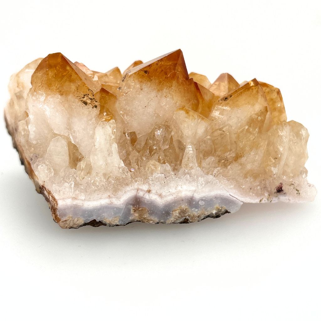 Citrine Crystal Cluster Raw Mineral Healing Stone for Wealth & Luck