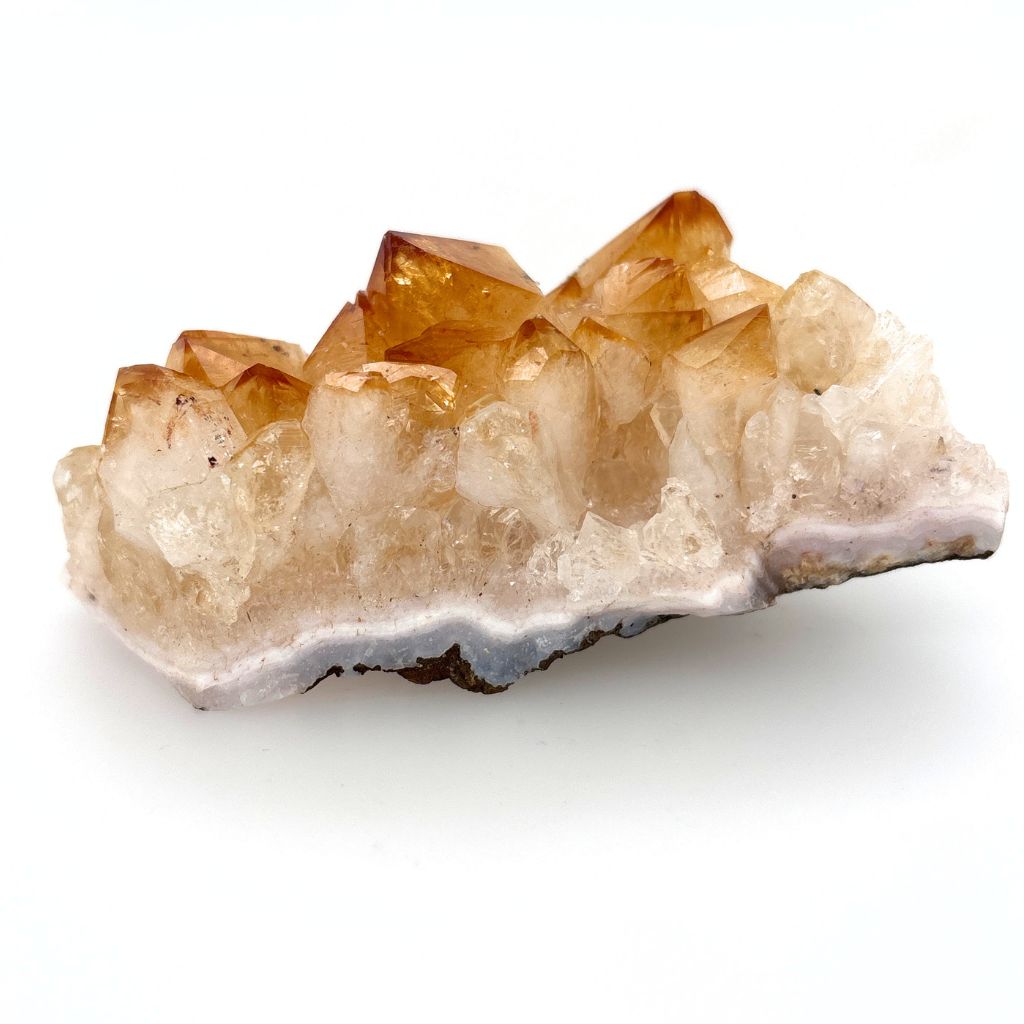 Citrine Crystal Cluster Raw Mineral Healing Stone for Wealth & Luck