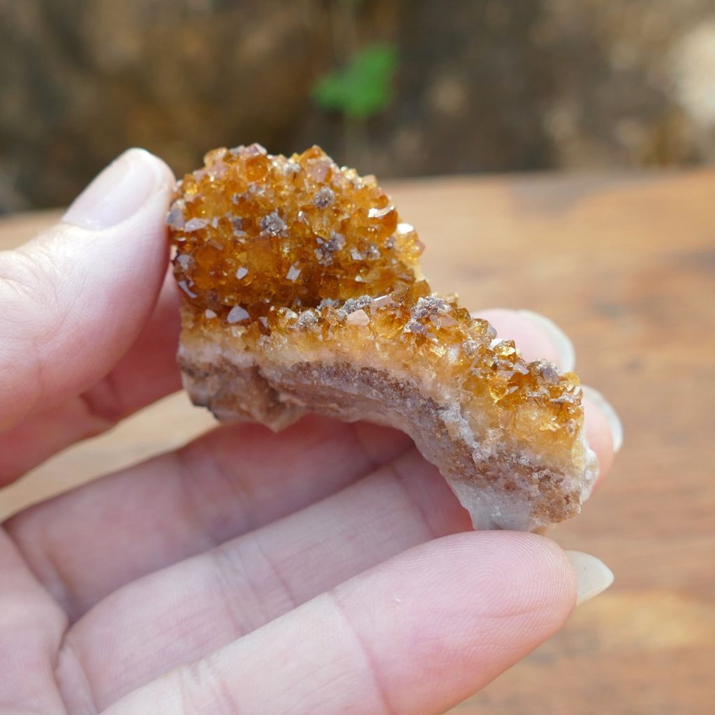 5 pack citrine clusters