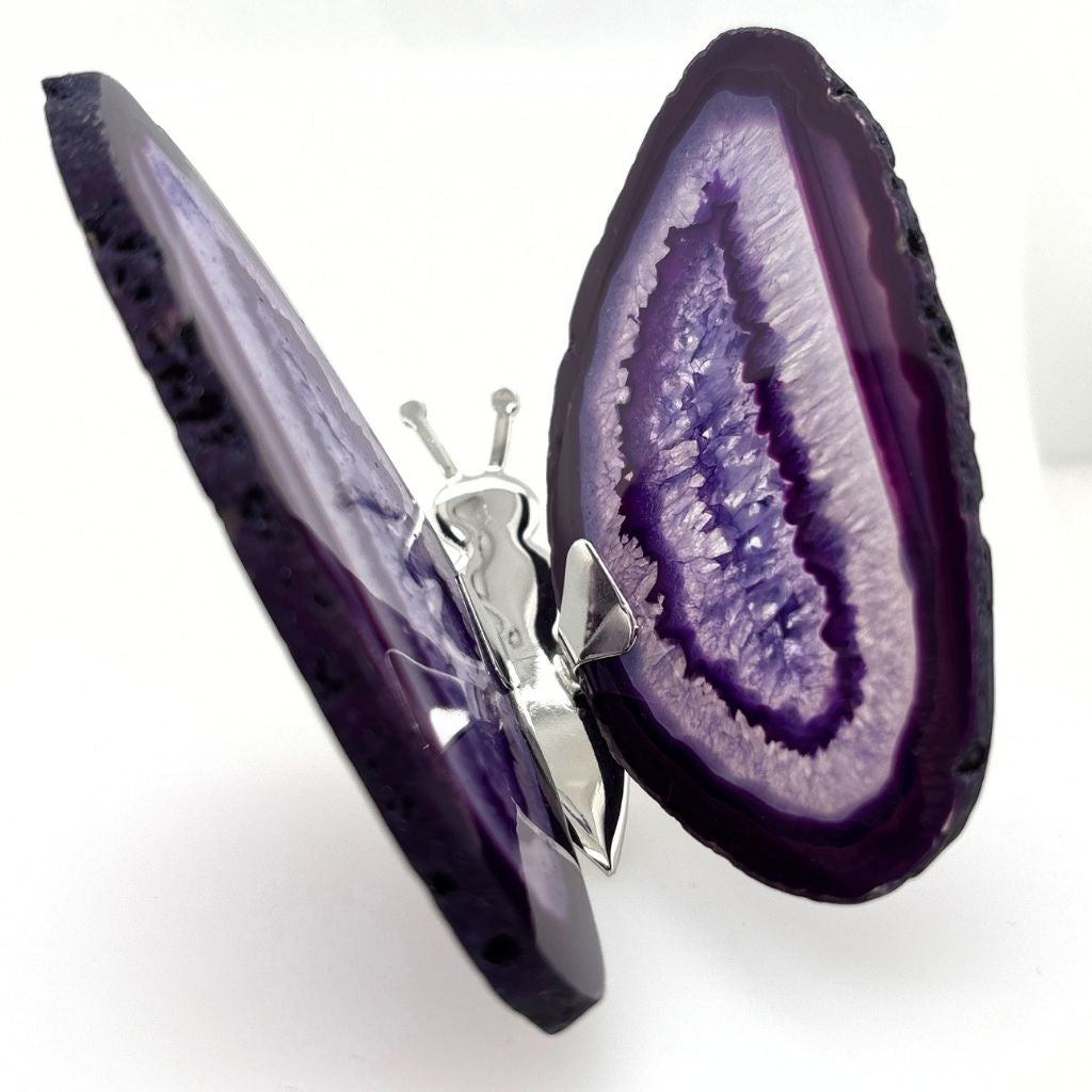Agate Butterfly Purple Agate | Agate Gift Ideas