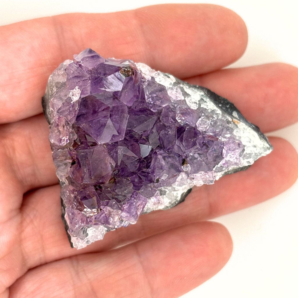 Natural Amethyst Crystal Cluster | Purple Amethyst Specimen