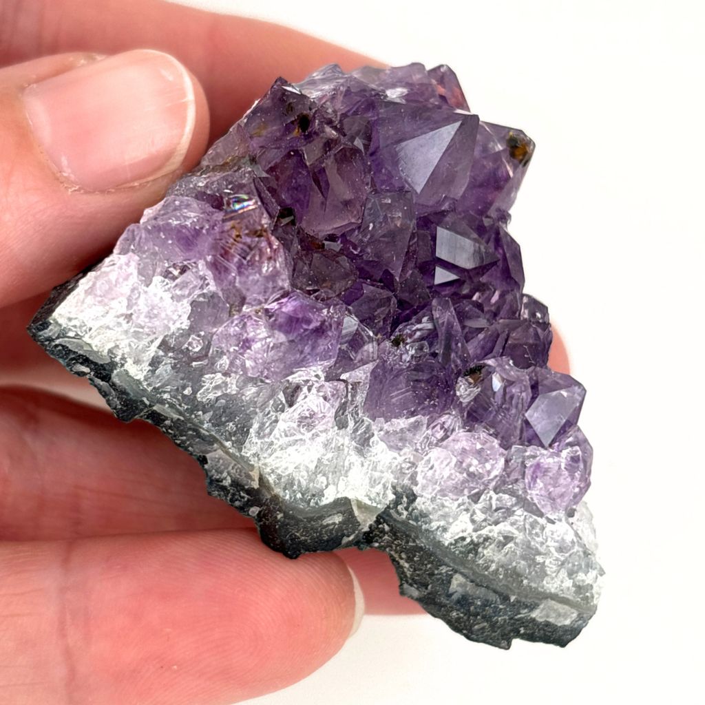 Natural Amethyst Crystal Cluster | Purple Amethyst Specimen