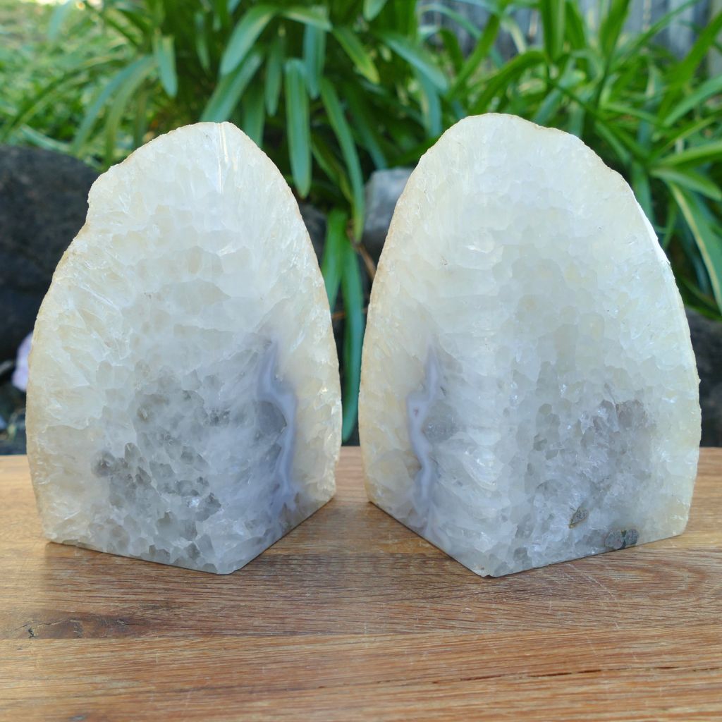 Agate Bookends Natural - Premium Quality Natural Agate Bookends