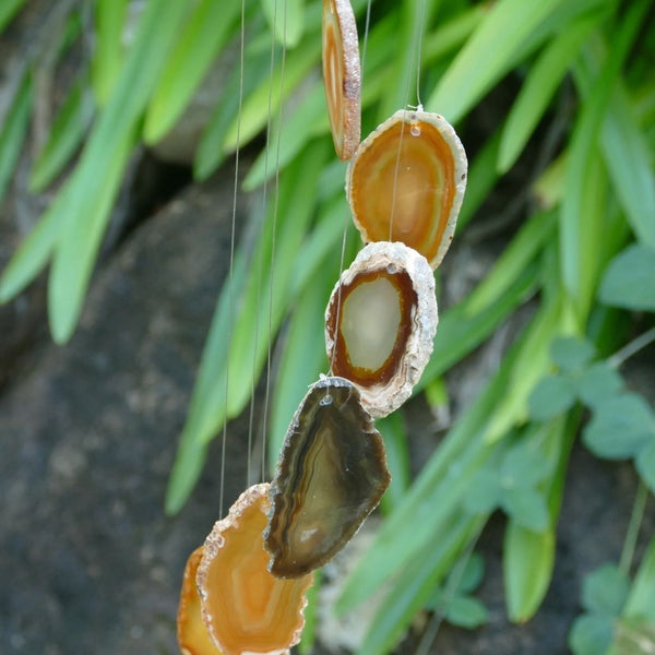 Agate Wind Chimes Natural Slices