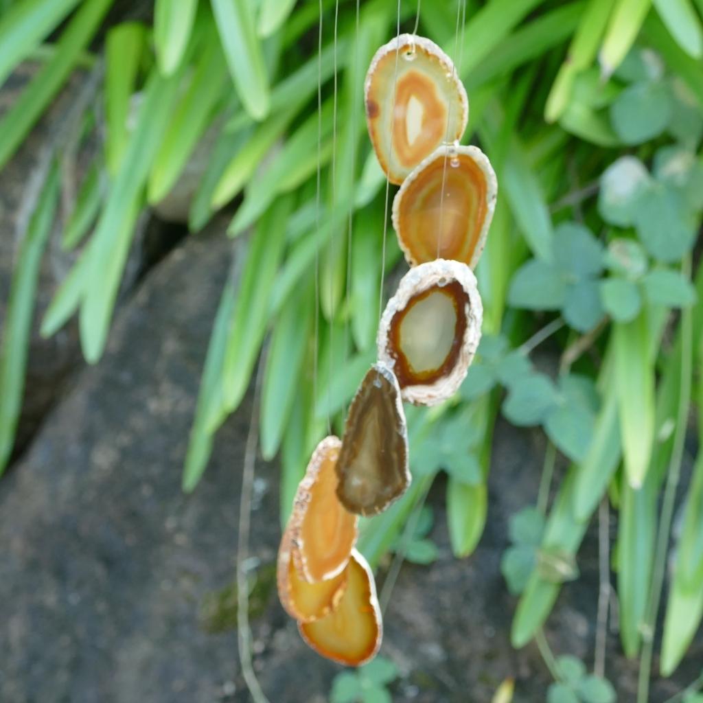 Wind Chime Agate Natural Slices | Harmony Wind Chimes
