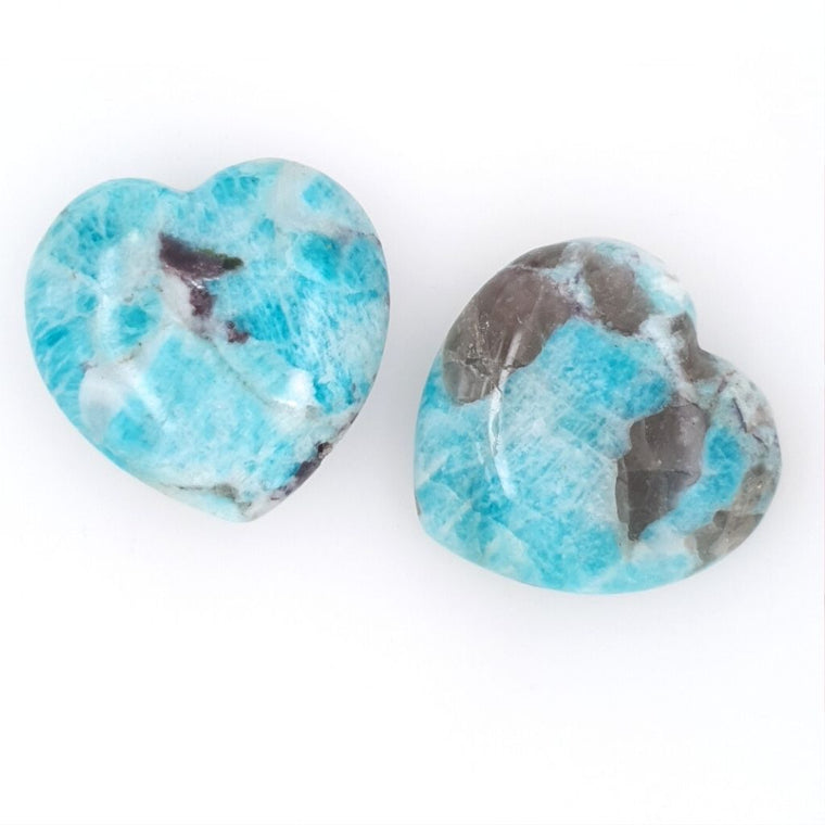 amazonite hearts