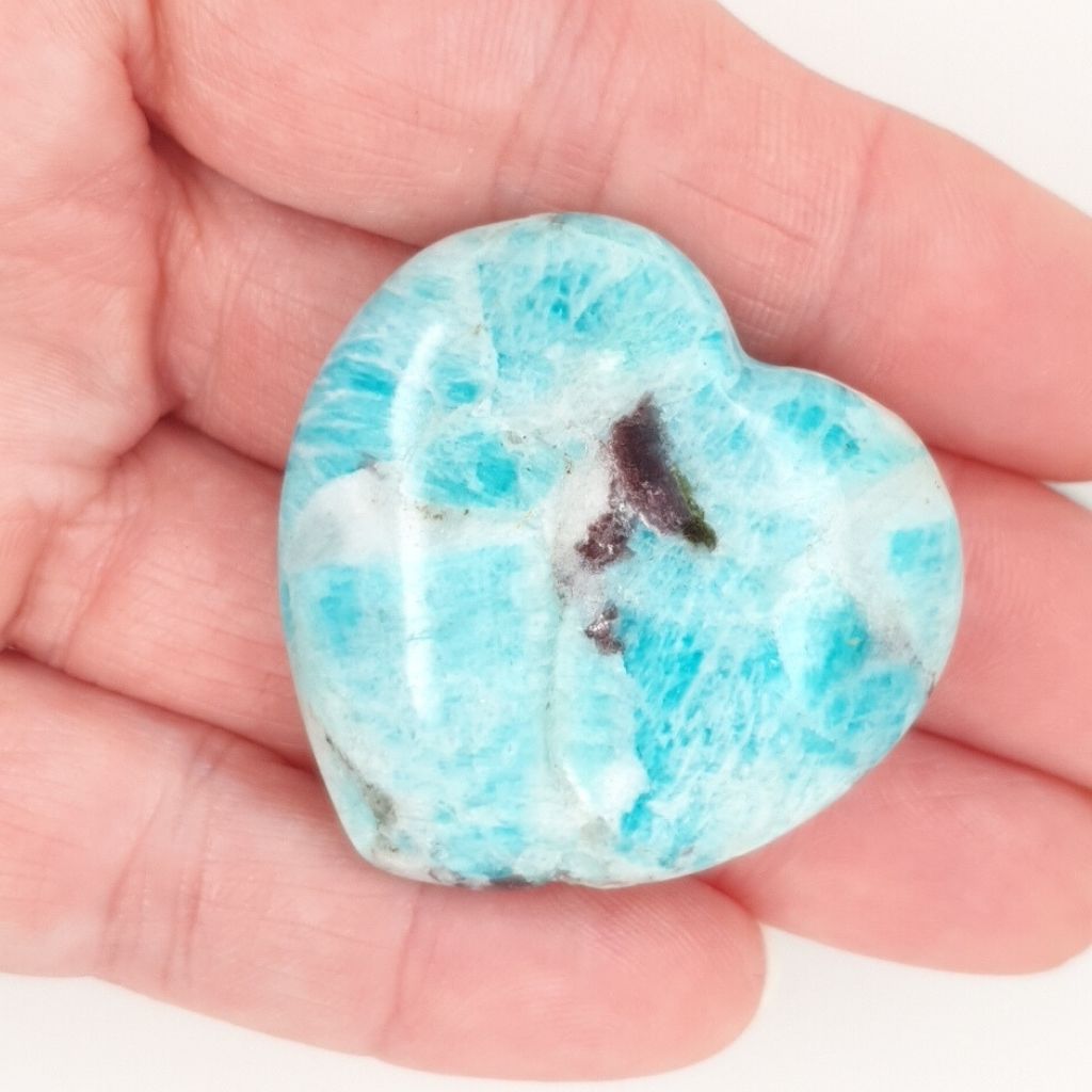 amazonite hearts