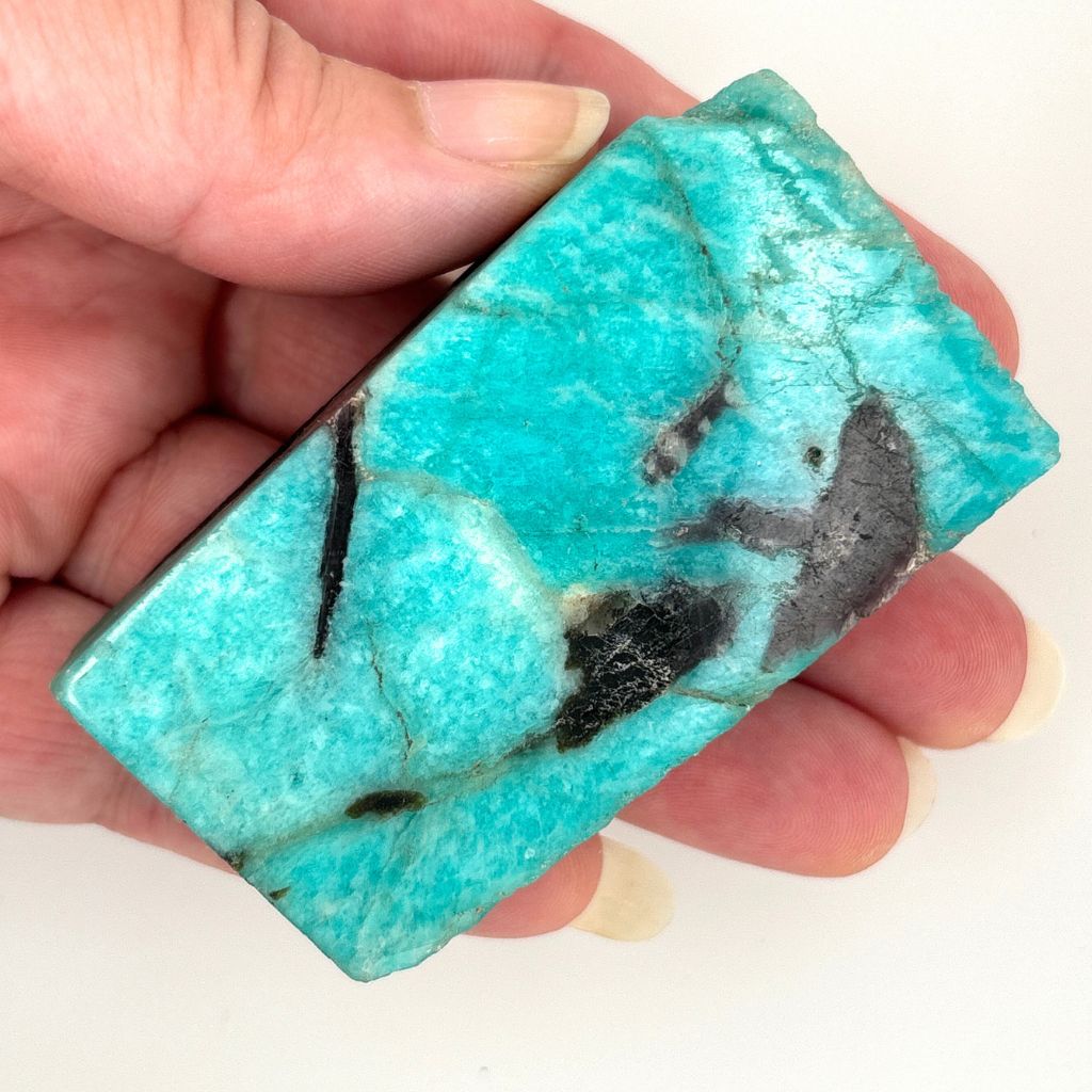 Amazonite One Face Polished – Natural Freeform