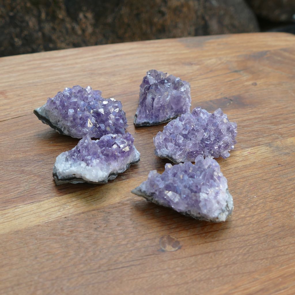 amethyst Clusters pack of 5