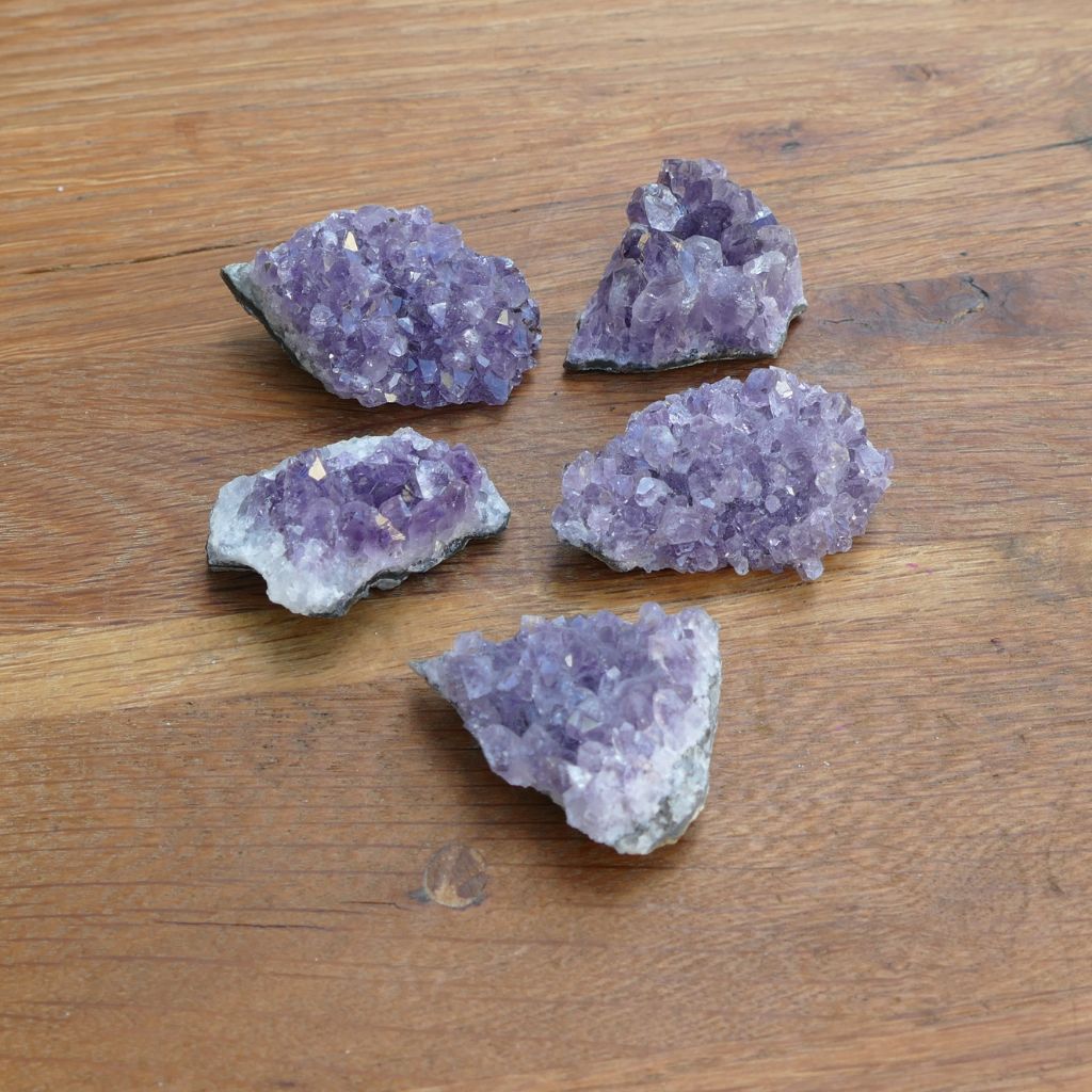 amethyst Clusters pack of 5