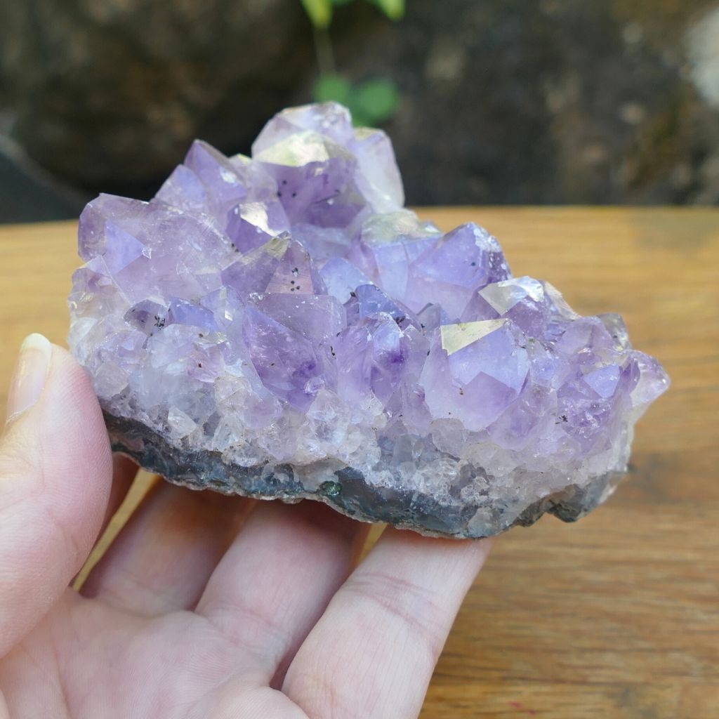 amethyst crystal cluster