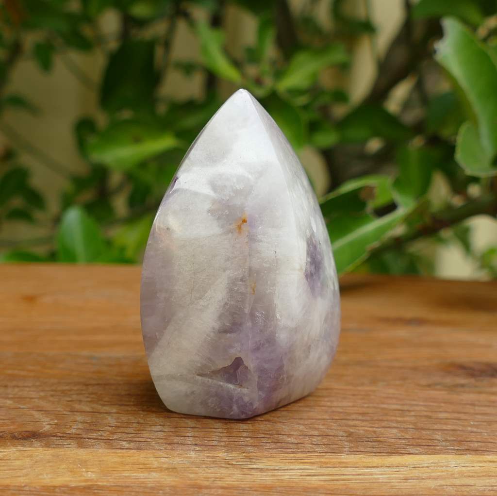 amethyst crystal flame
