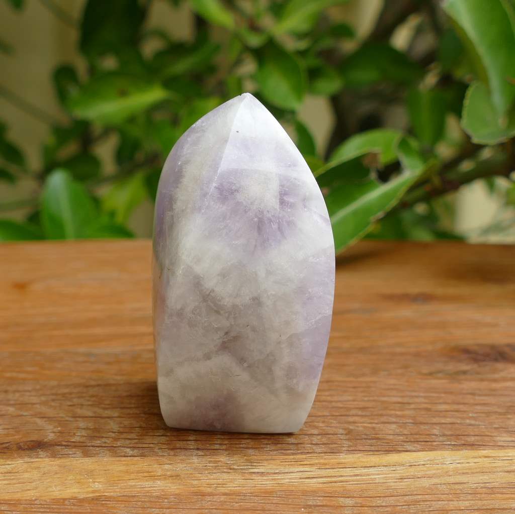 amethyst crystal flame