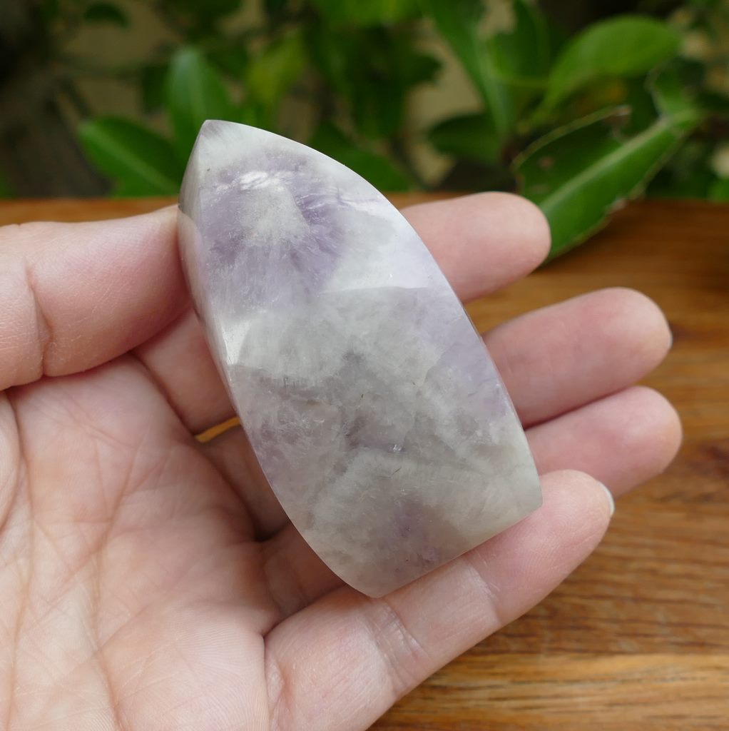 amethyst crystal flame