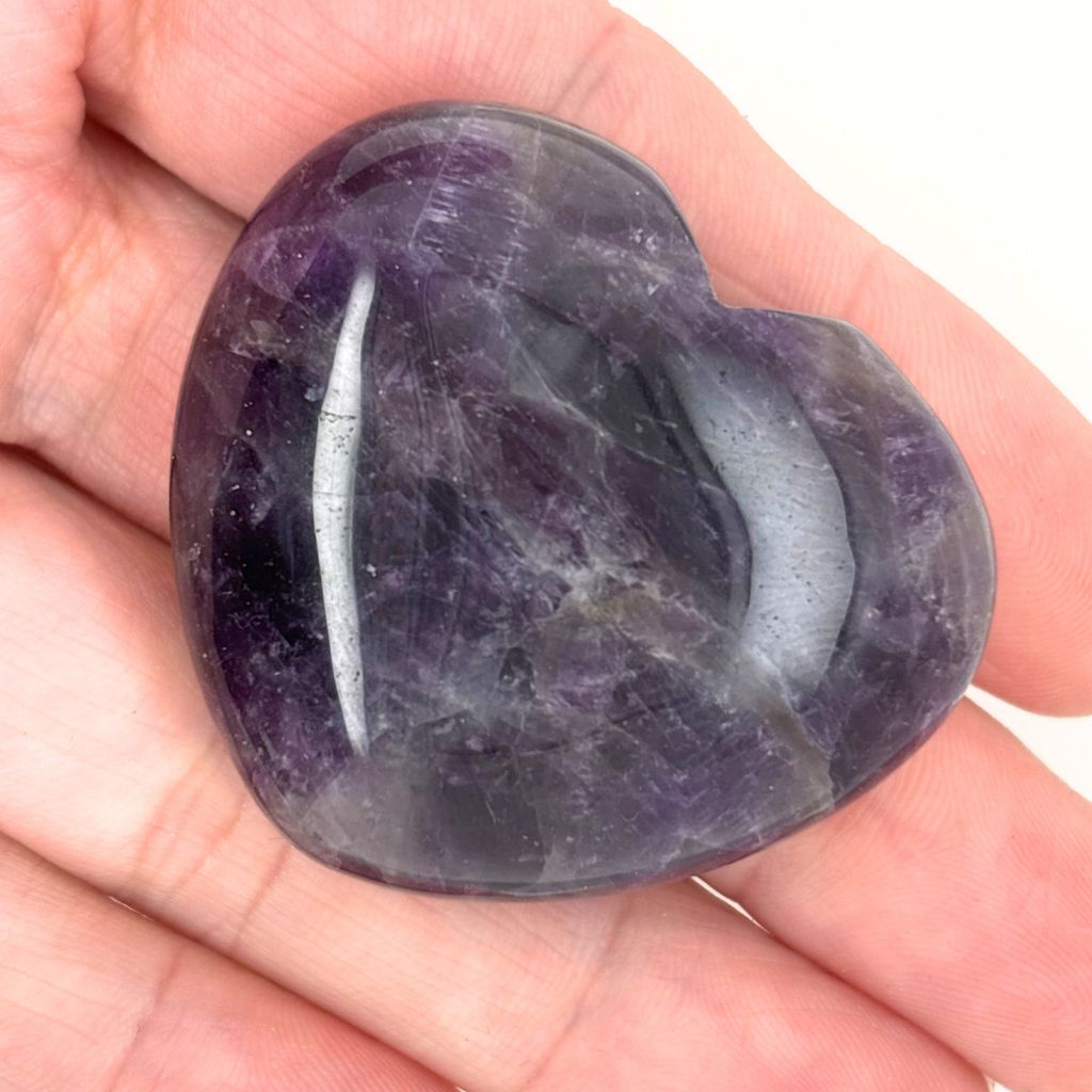 Amethyst Crystal Heart Australia | Polished Amethyst Stone