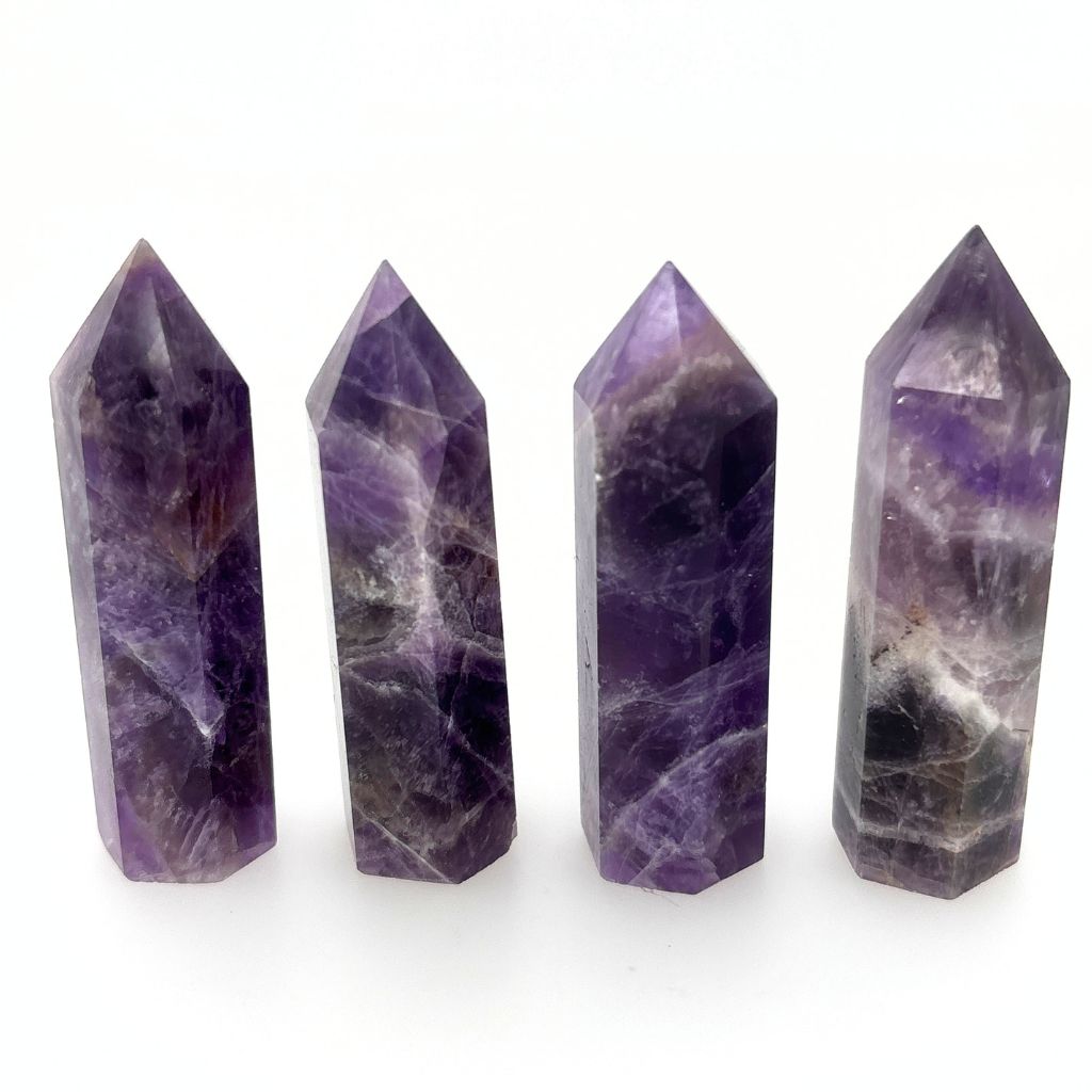 Amethyst Crystal Point Healing Wands for Reiki
