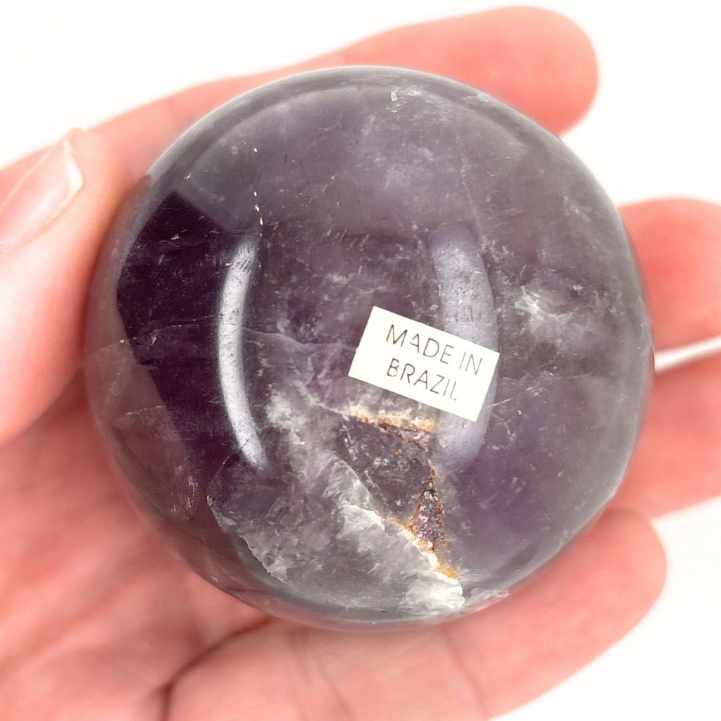 Amethyst Sphere Crystal for Home Decor, Healing, Decoration & Feng Shui - 53mm