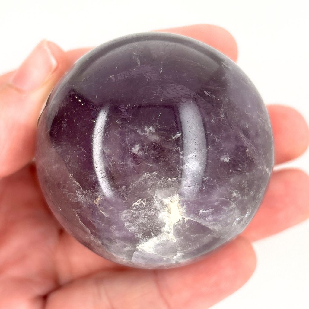 Amethyst Sphere Crystal for Home Decor, Healing, Decoration & Feng Shui - 53mm
